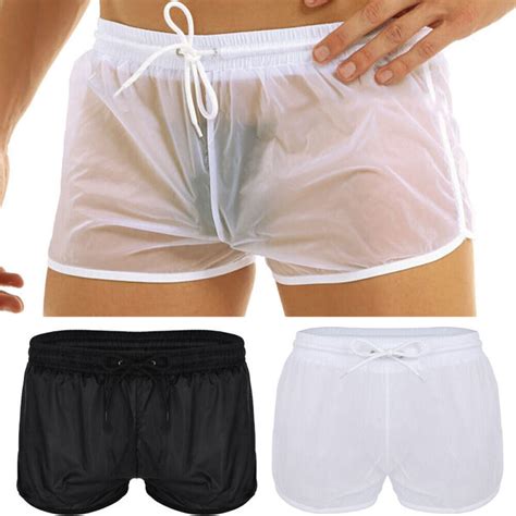 mens see through boxer shorts